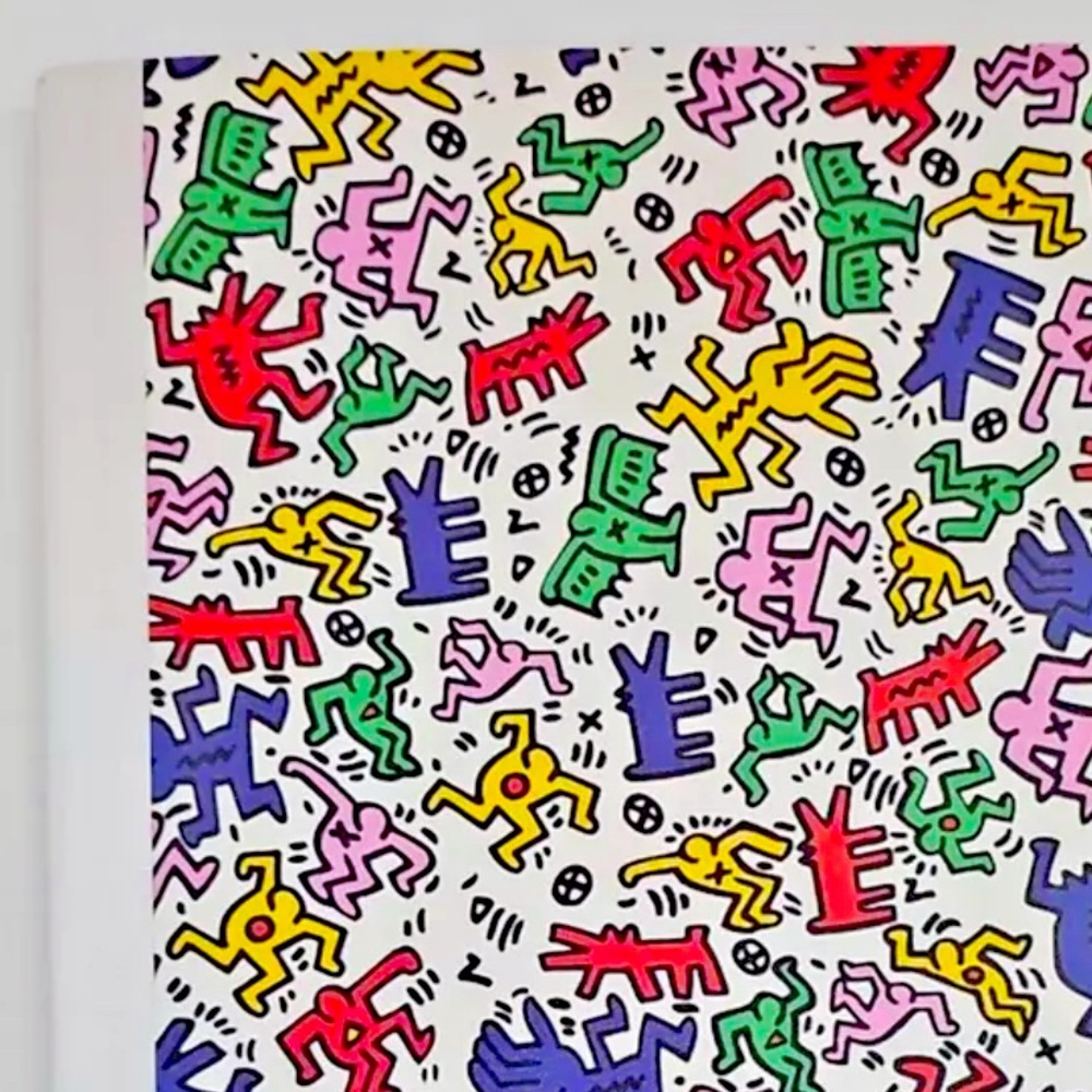 Keith Haring Composition Notebook multicolor
